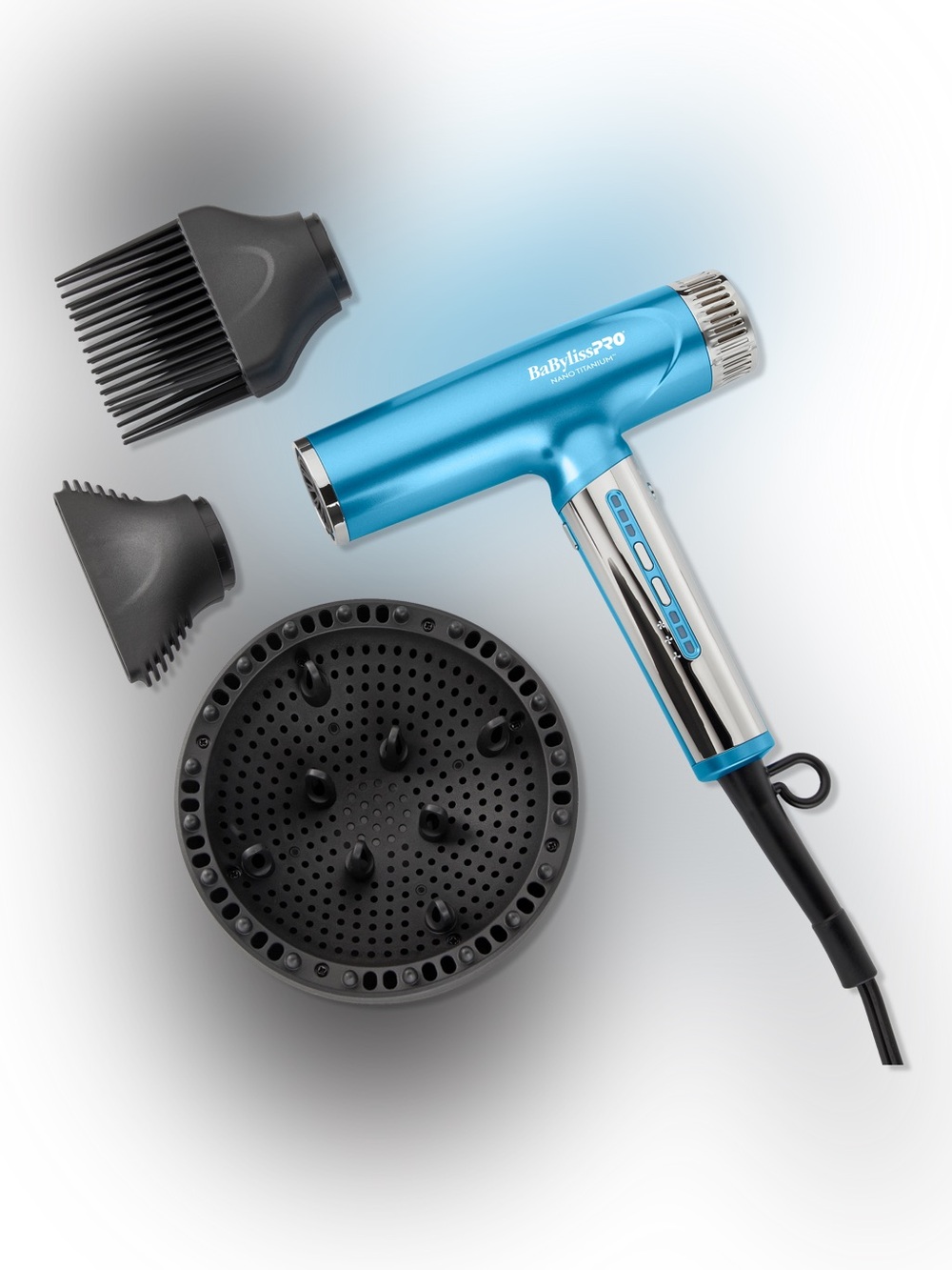 BaBylissPRO Nano Titanium™ Professional Nano Light Ionic Dryer-NWT